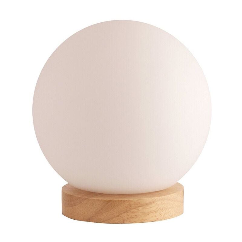 Lampe de chevet Boule Blanche - Opale