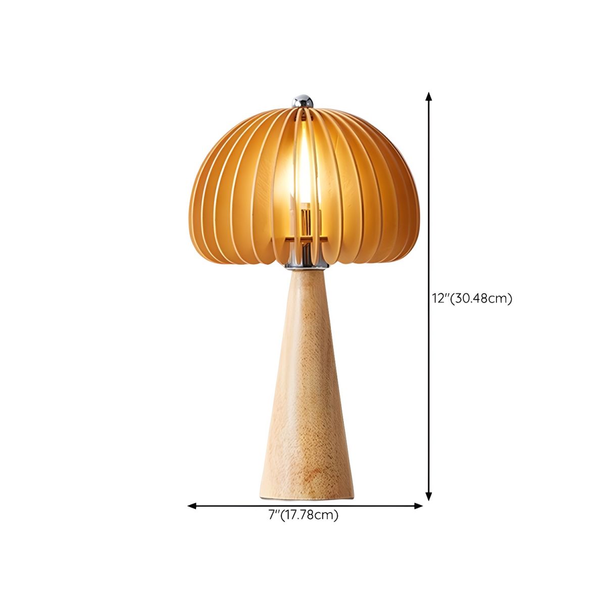 Lampe de chevet Design en Bois - Opale