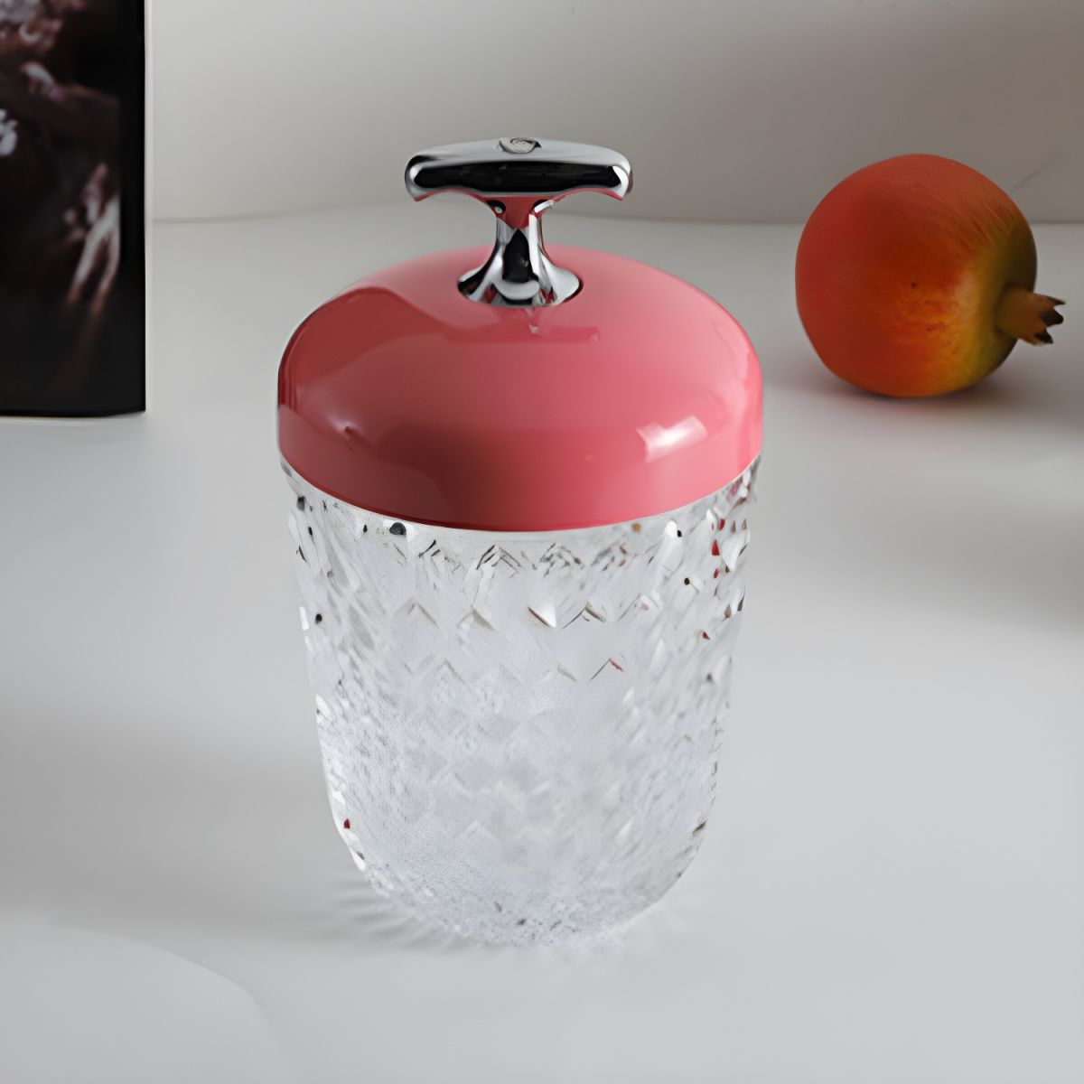 Lampe de chvet Scandinave en Verre Taillé - Opale