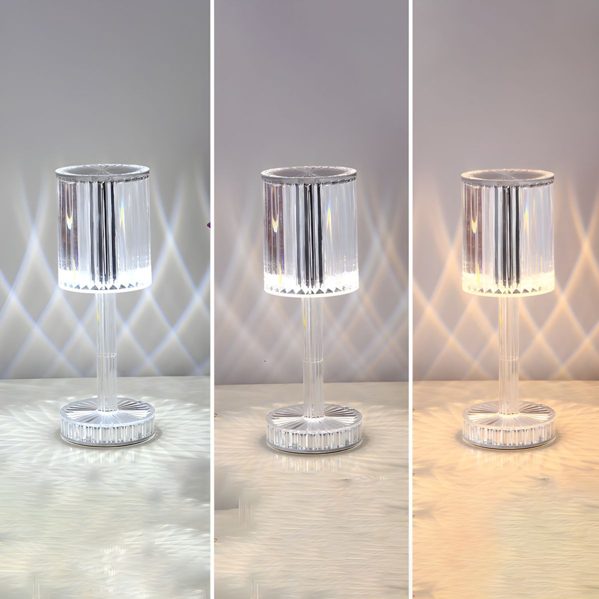 Lampe de Chevet LED Sans Fil à Projection - Opale