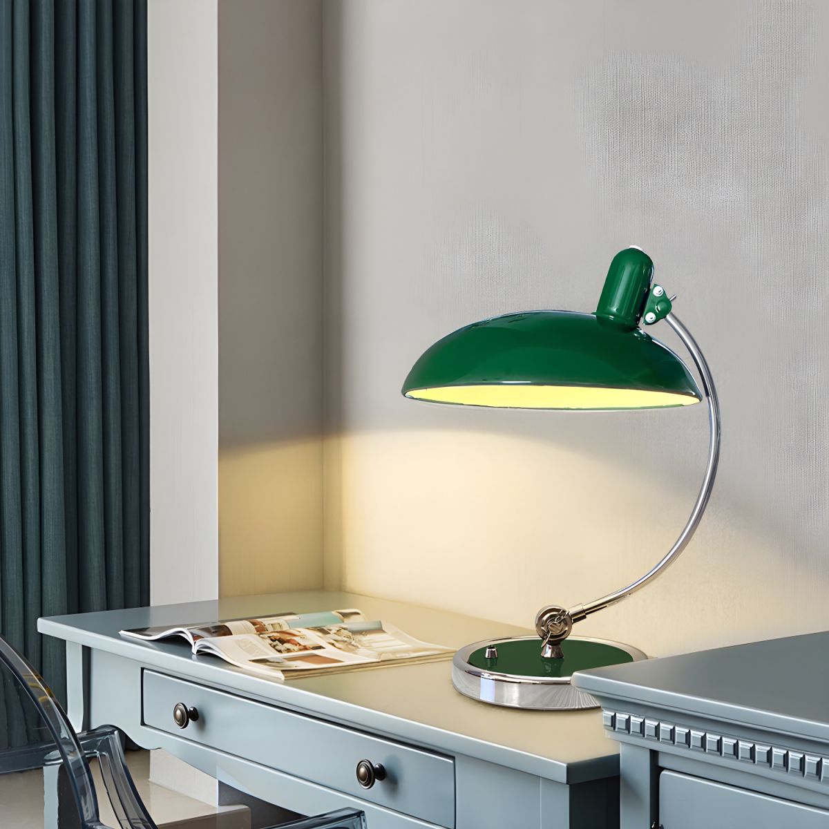 Lampe de chevet Scandinave style Rétro - Opale