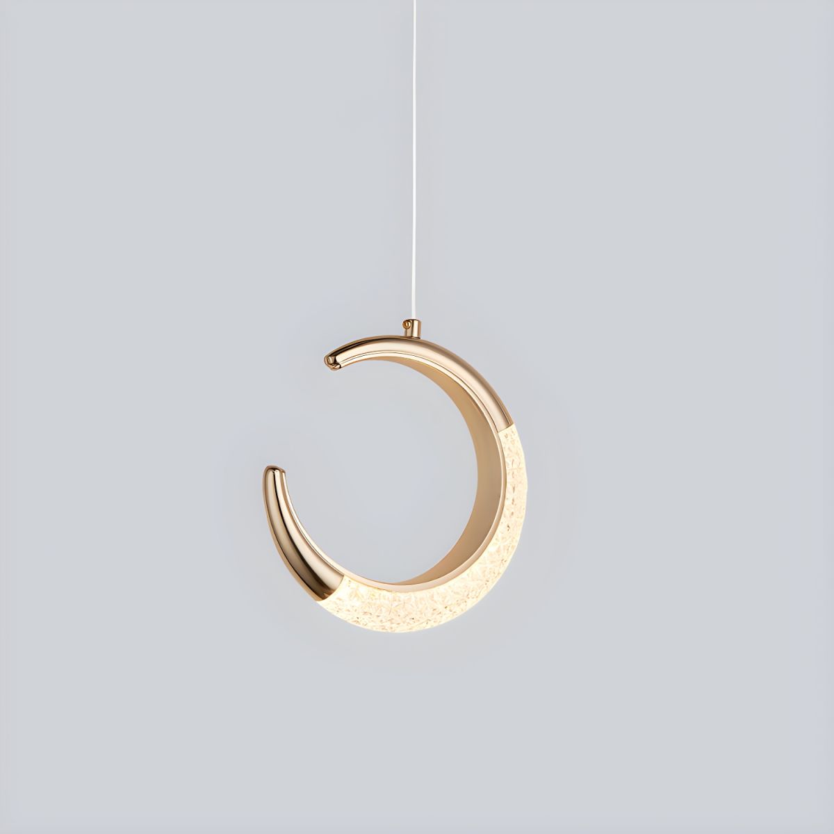 Lampe de chevet Lune Suspendue en Cristal - Opale