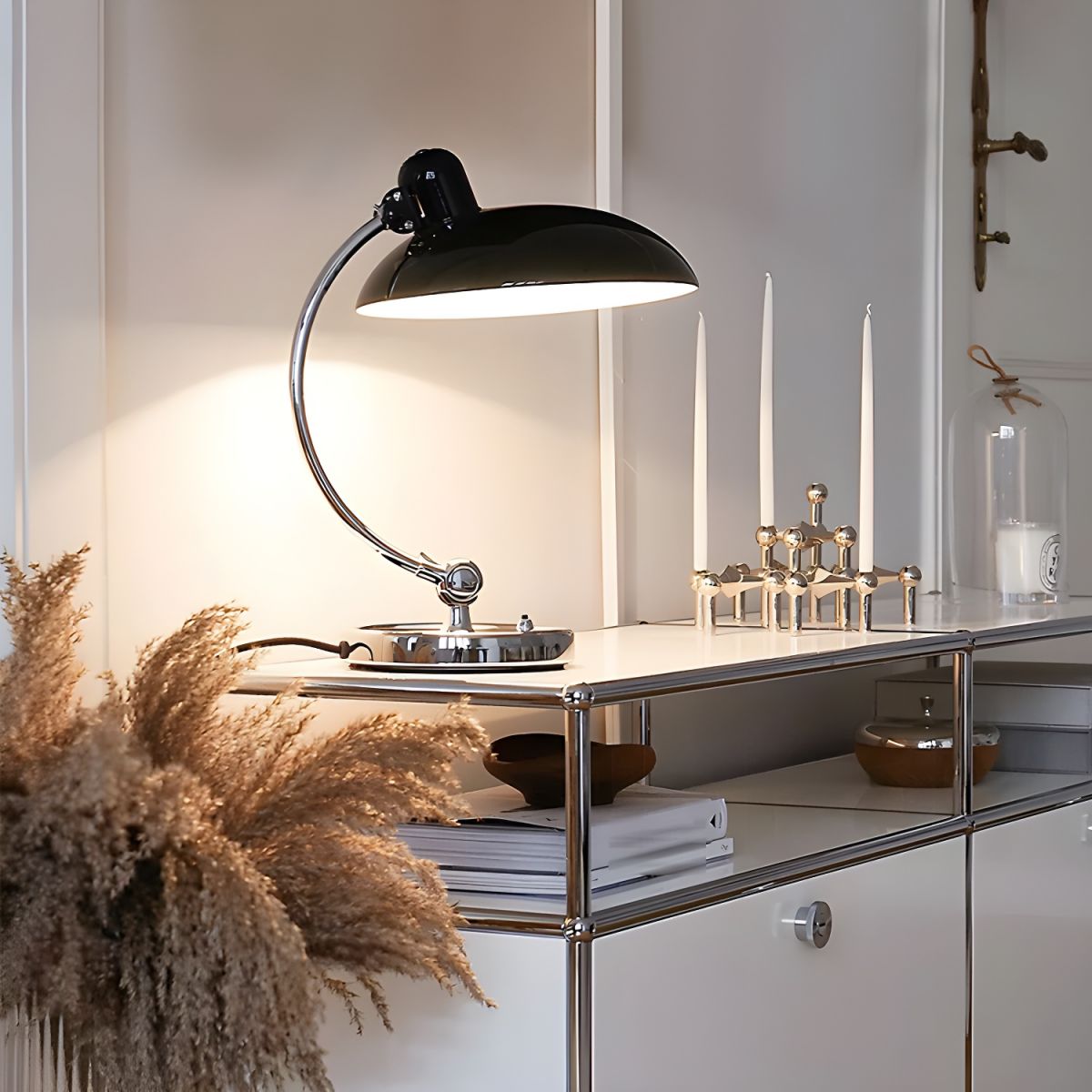 Lampe de chevet Scandinave style Rétro - Opale