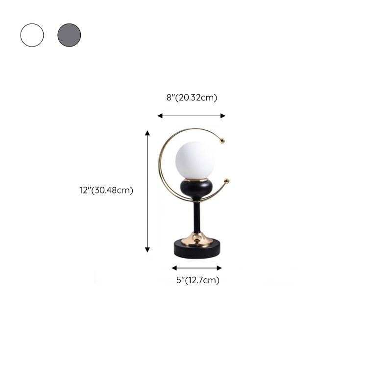 Lampe de chevet Moderne en Forme de Torche - Opale