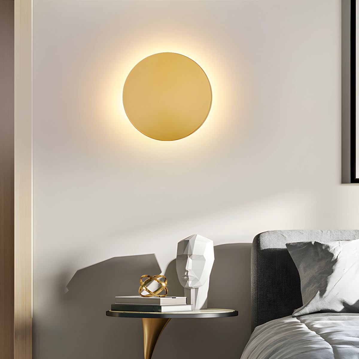 Lampe de chevet Murale Ronde Design - Opale