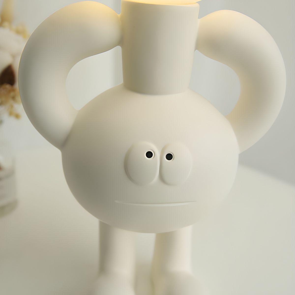 Lampe de chevet Boule en Verre Cartoon - Opale