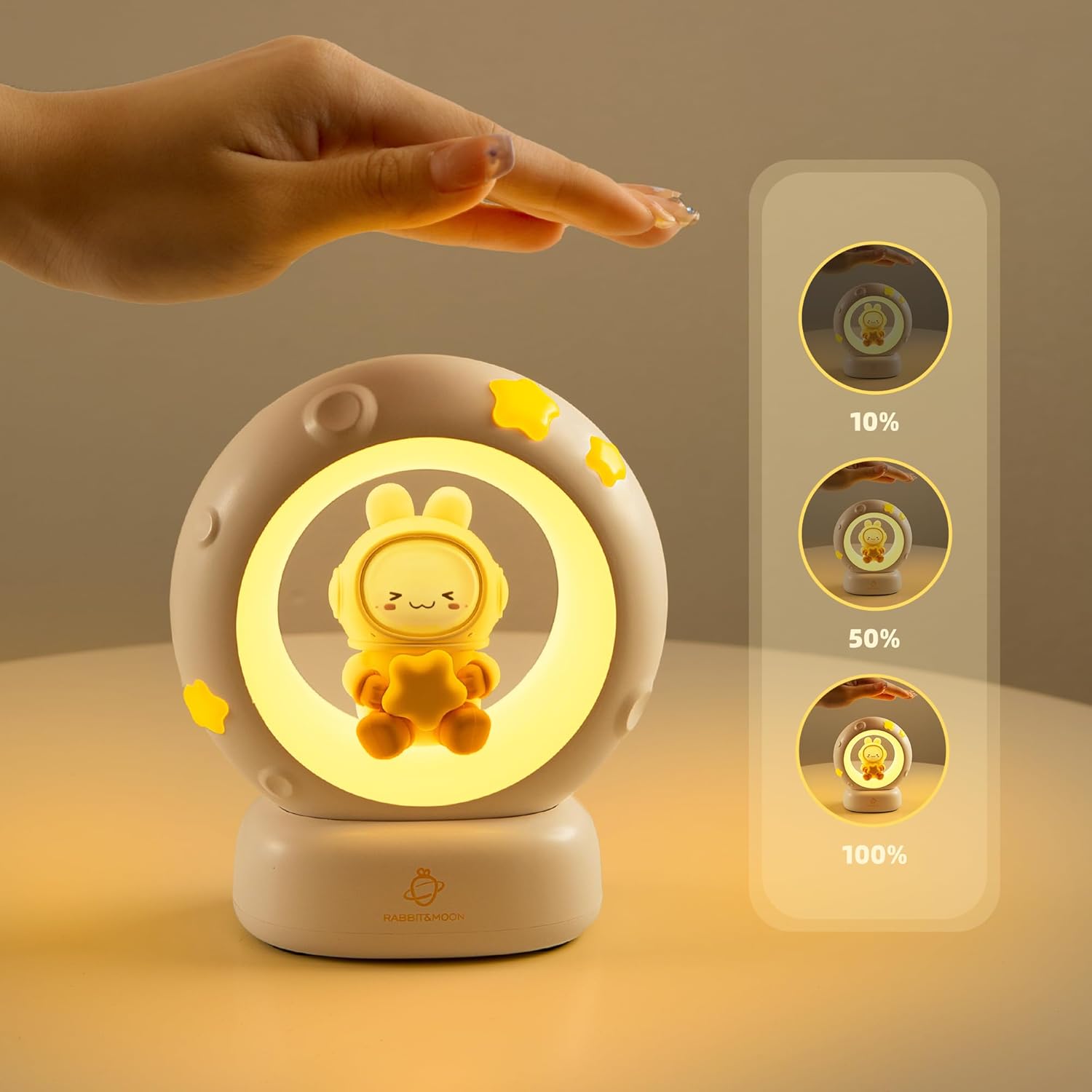 Lampe de chevet USB Rechargeable pour Enfant - Opale