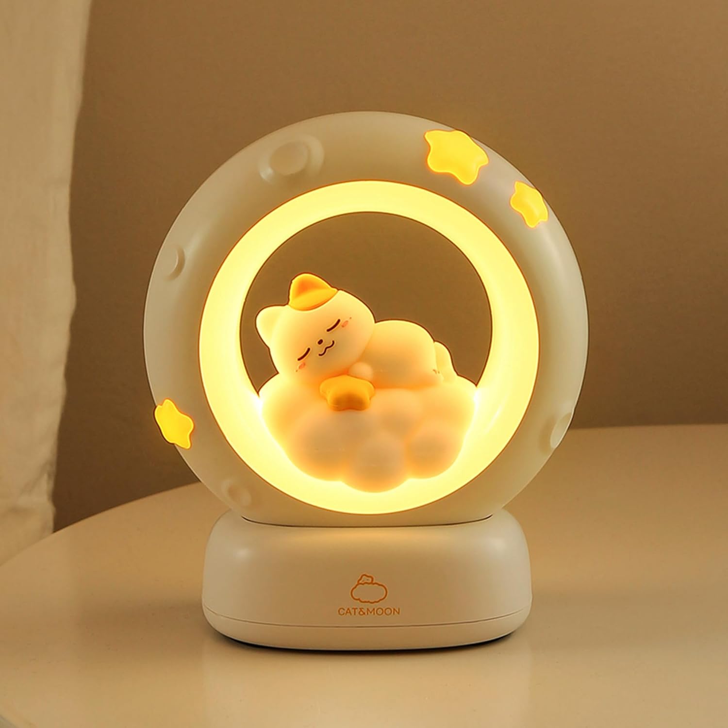 Lampe de chevet USB Rechargeable pour Enfant - Opale