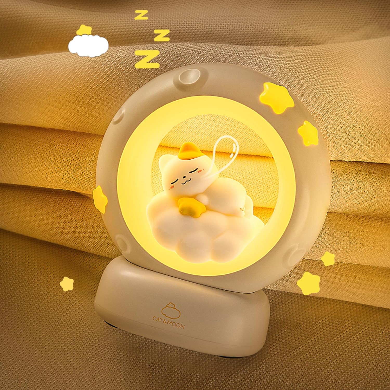 Lampe de chevet USB Rechargeable pour Enfant - Opale