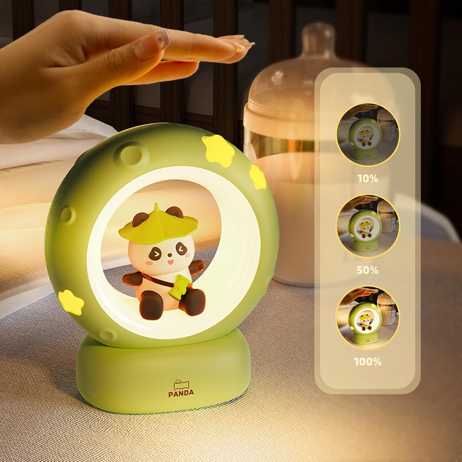 Lampe de chevet USB Rechargeable pour Enfant - Opale