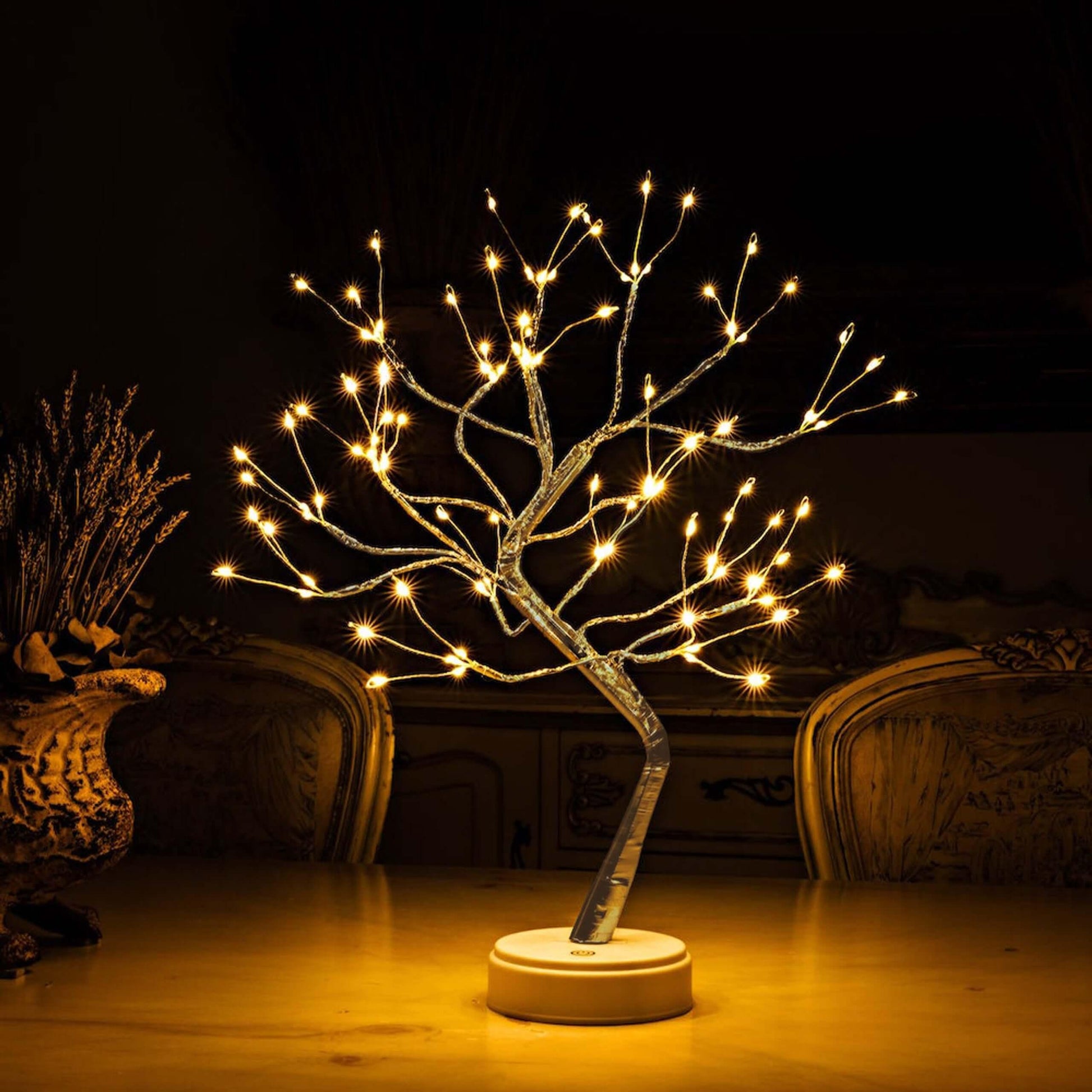 Lampe de chevet Arbre Lumineux LED - Opale
