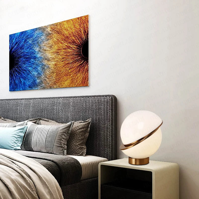 Lampe de chevet Boule en verre style Nordique - Opale