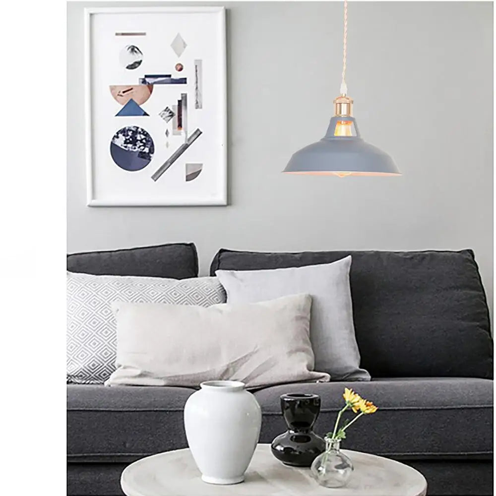 Lampe de chevet Suspendue style Rétro Colorée - Opale