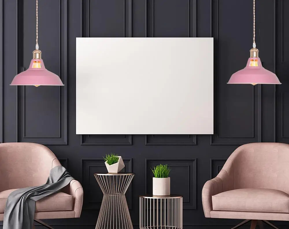 Lampe de chevet Suspendue style Rétro Colorée - Opale