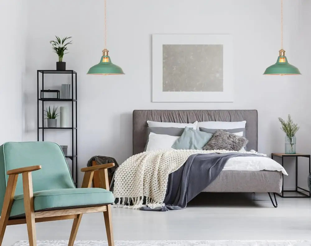 Lampe de chevet Suspendue style Rétro Colorée - Opale