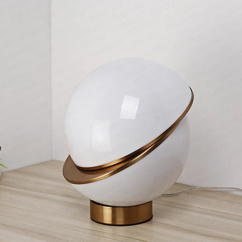 Lampe de chevet Boule en verre style Nordique - Opale