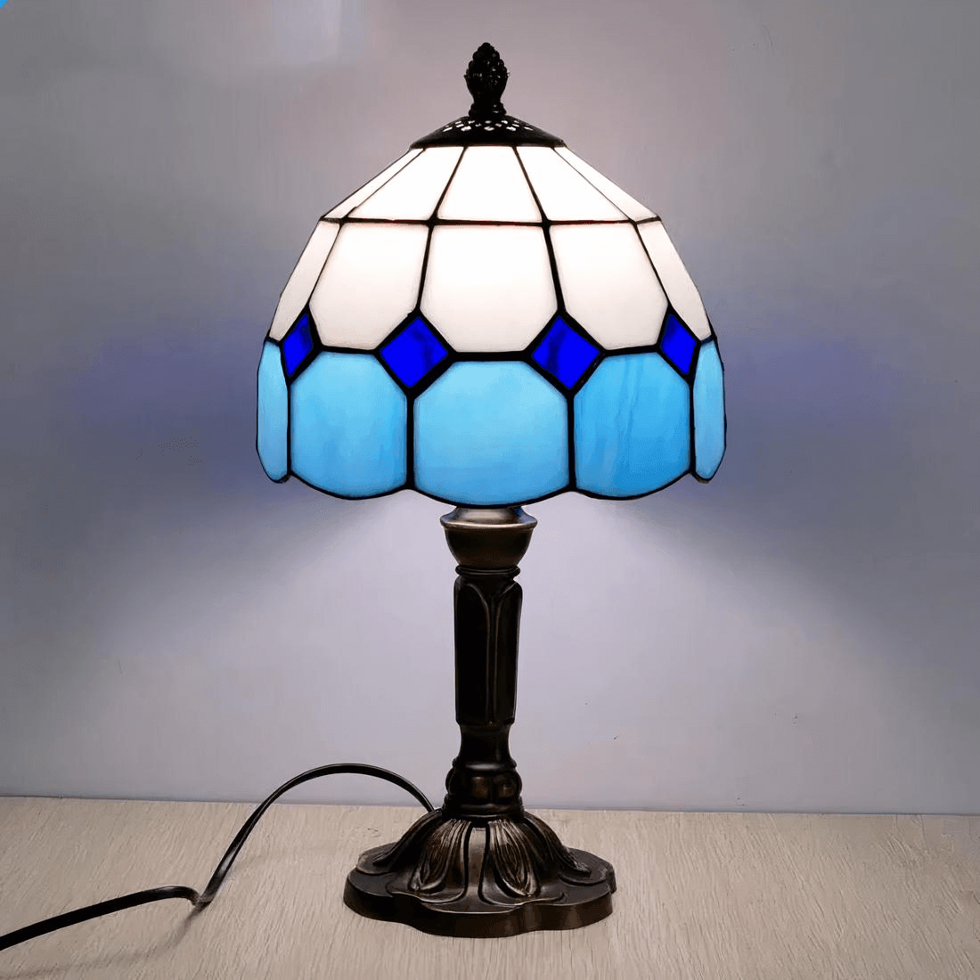 Lampe Tiffany Ancienne - Opale
