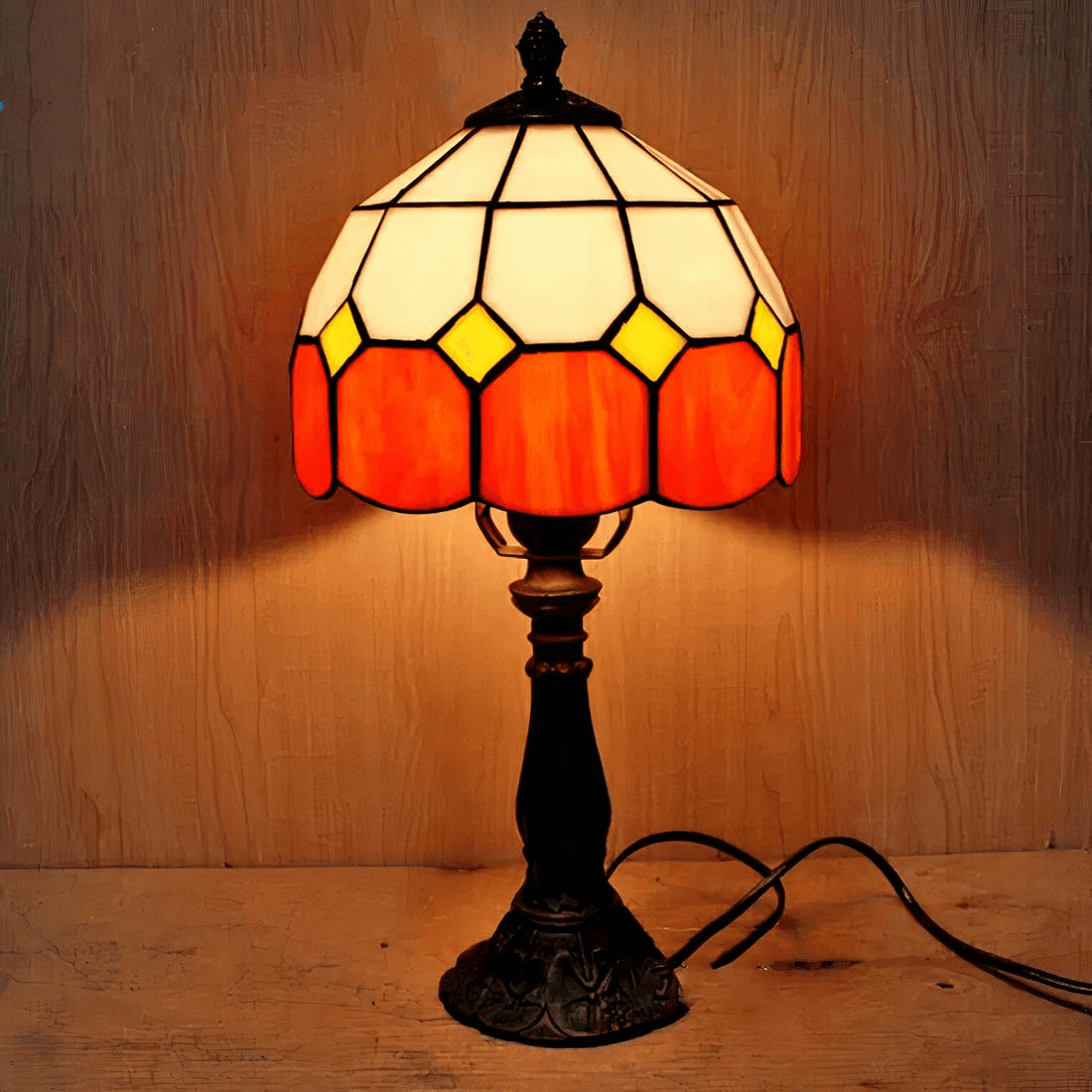 Lampe Tiffany Ancienne - Opale