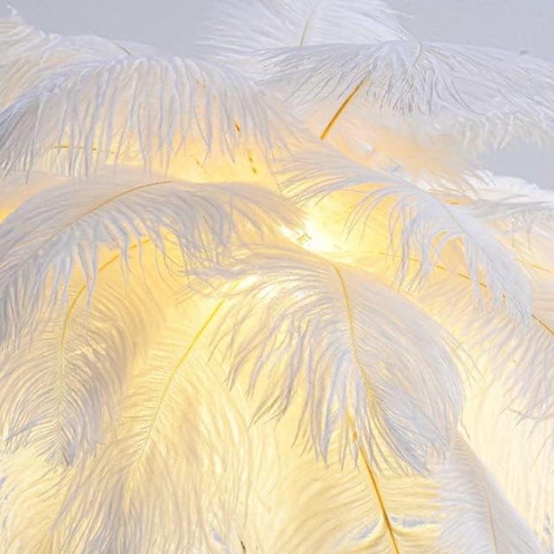 Lampe de chevet en forme de Plumes LED - Opale