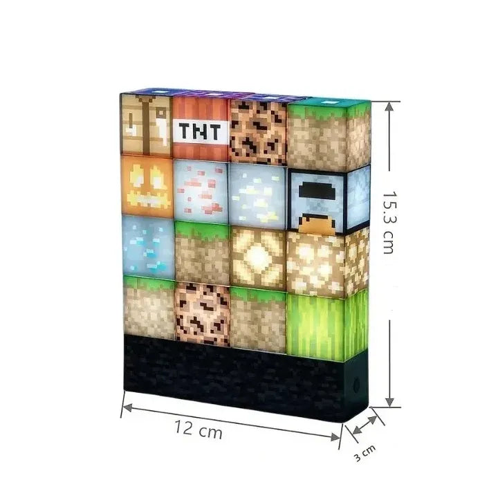 Lampe de Chevet Minecraft mini Bloc LED Modulable