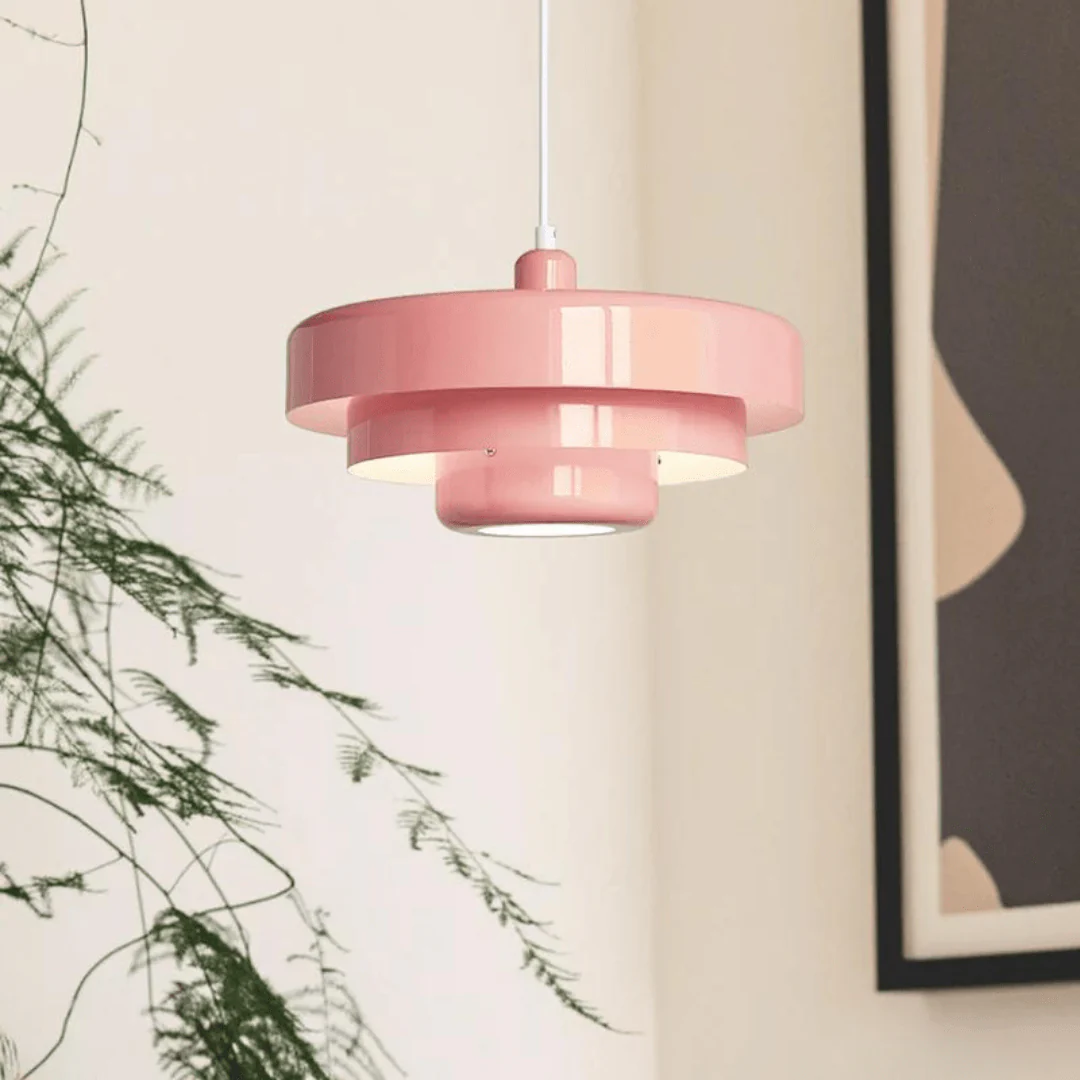 Lampe de Chevet Suspendue style Nordique Rétro Rose