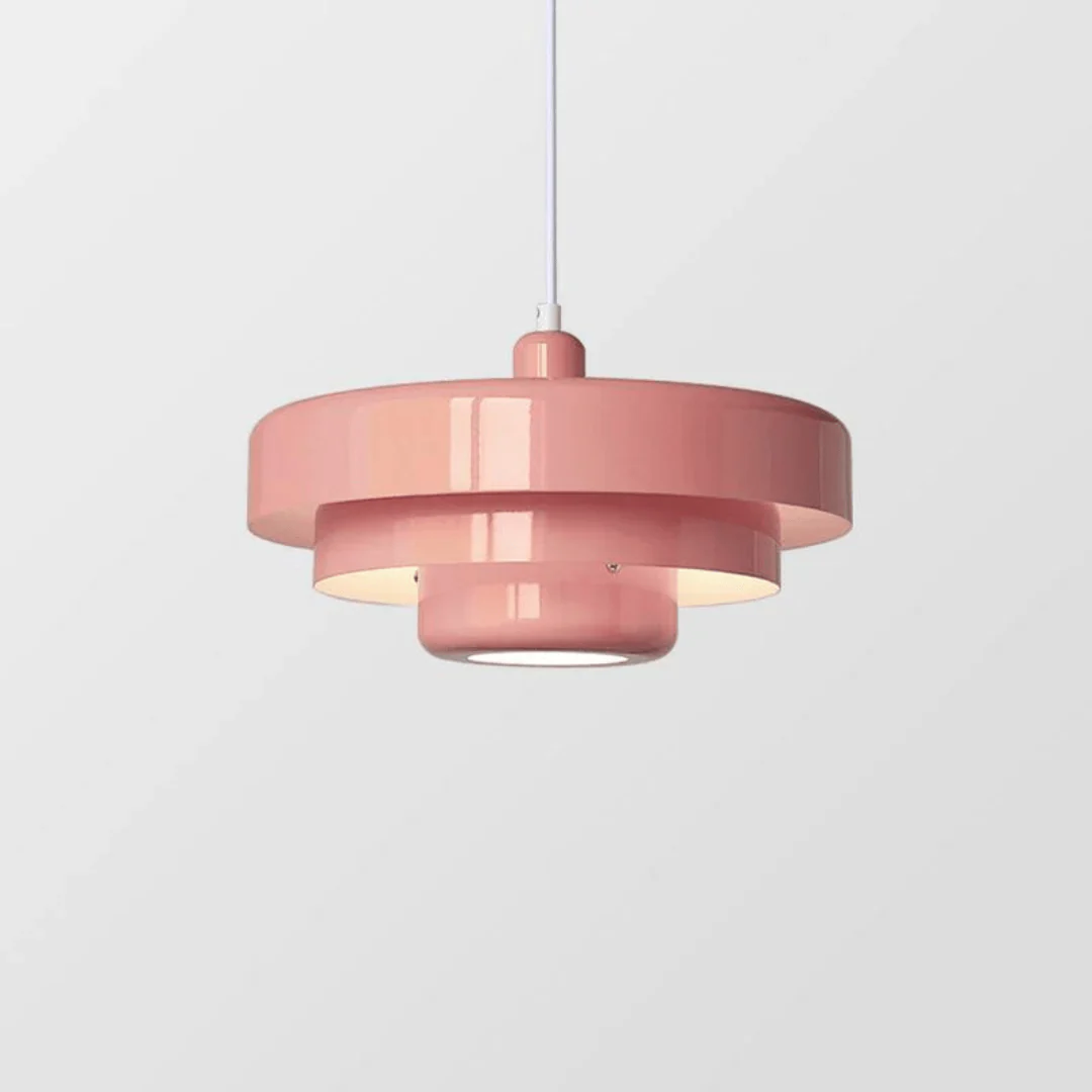 Lampe de Chevet Suspendue style Nordique Rétro Rose 1