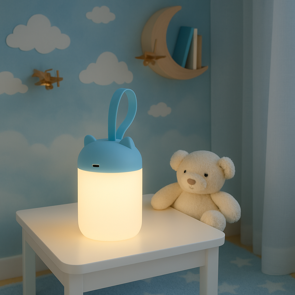Lampe de chevet Enfant Tactile et Portable Mignon