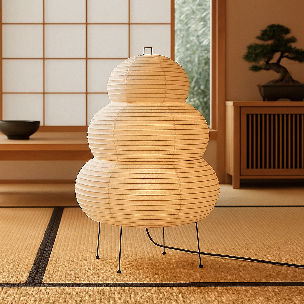 Lampe de chevet Japonaise en Papier Akari
