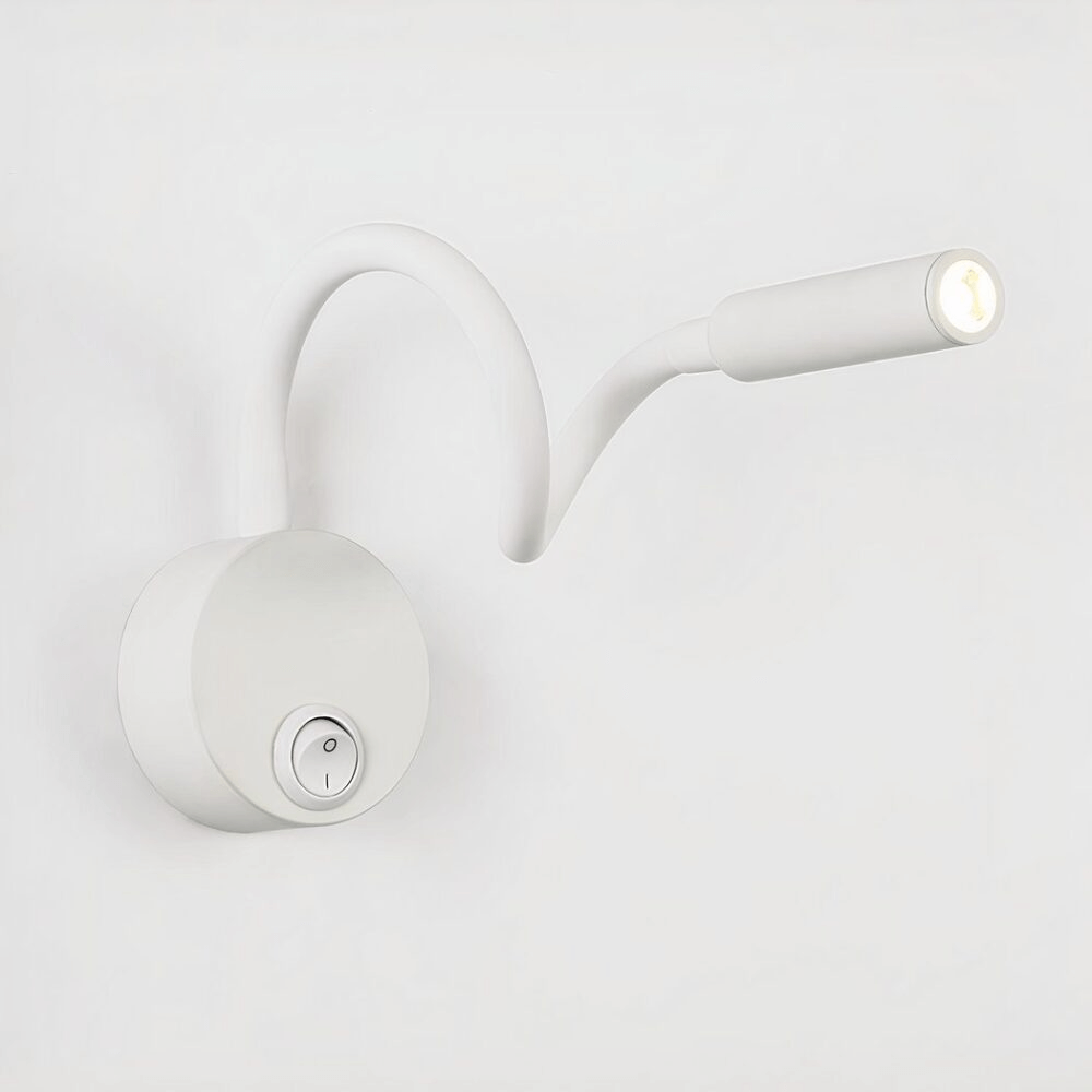 Lampe de chevet Liseuse Flexible avec interrupteur - Opale