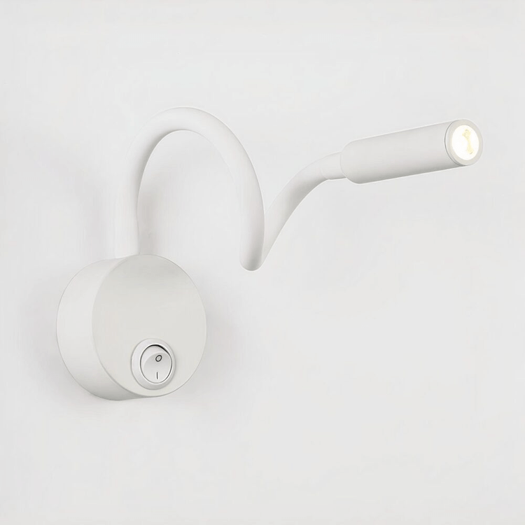 Lampe de chevet Liseuse Flexible avec interrupteur - Opale