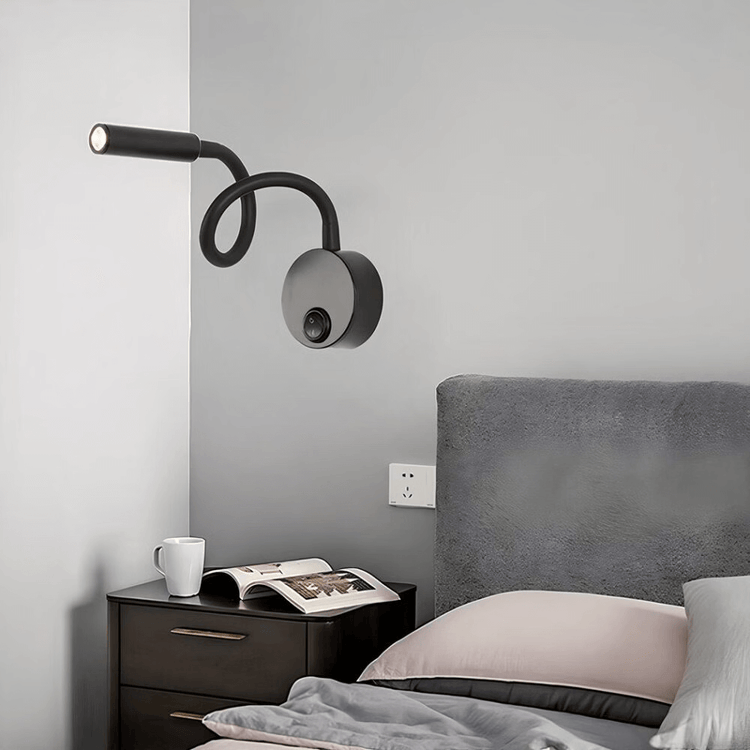 Lampe de chevet Liseuse Flexible avec interrupteur - Opale