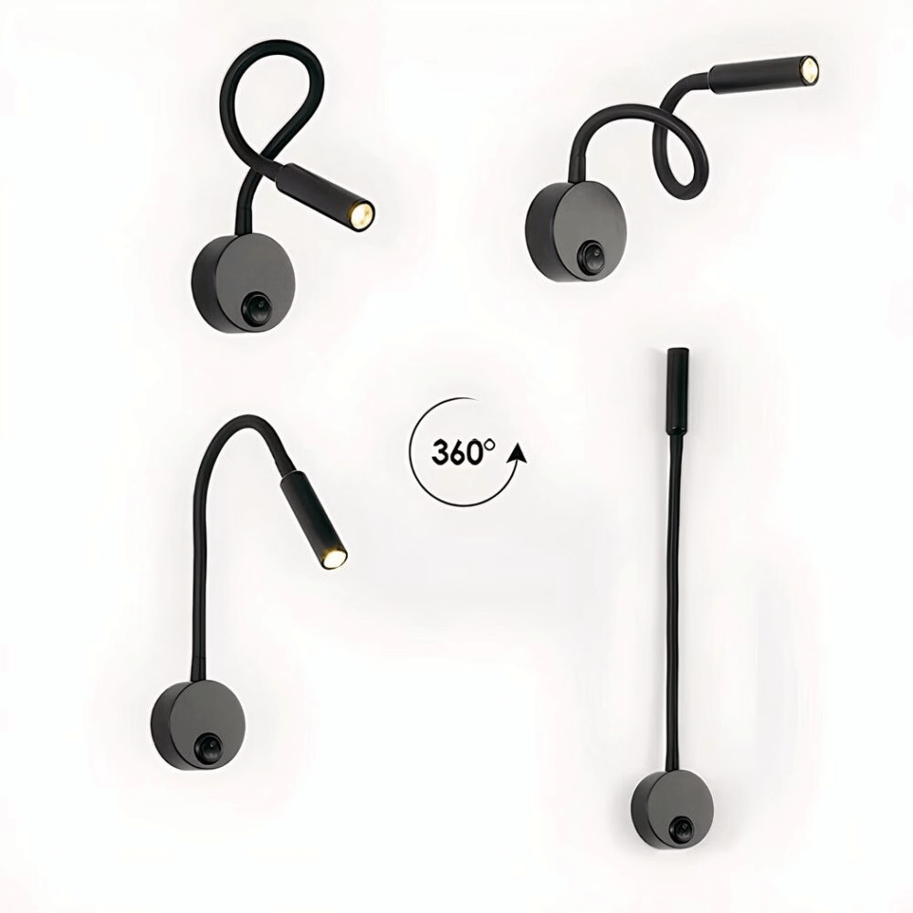 Lampe de chevet Liseuse Flexible avec interrupteur - Opale