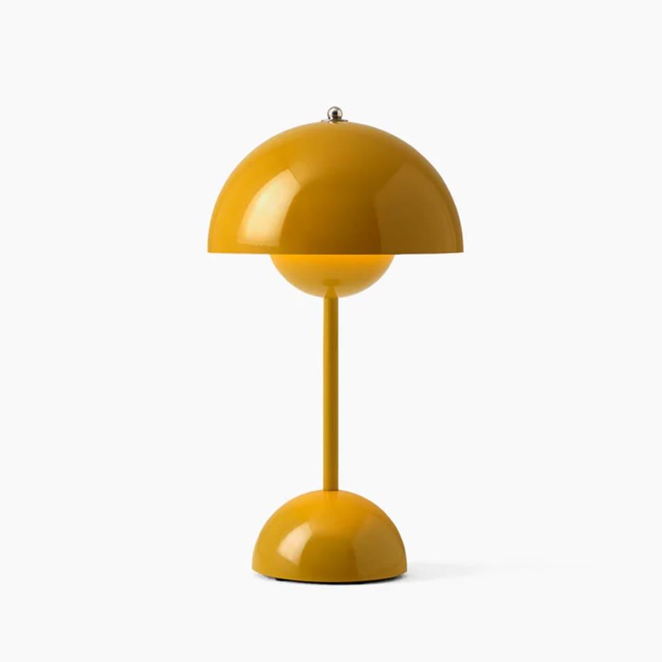 Lampe de chevet Vintage Champignon Tactile - Opale