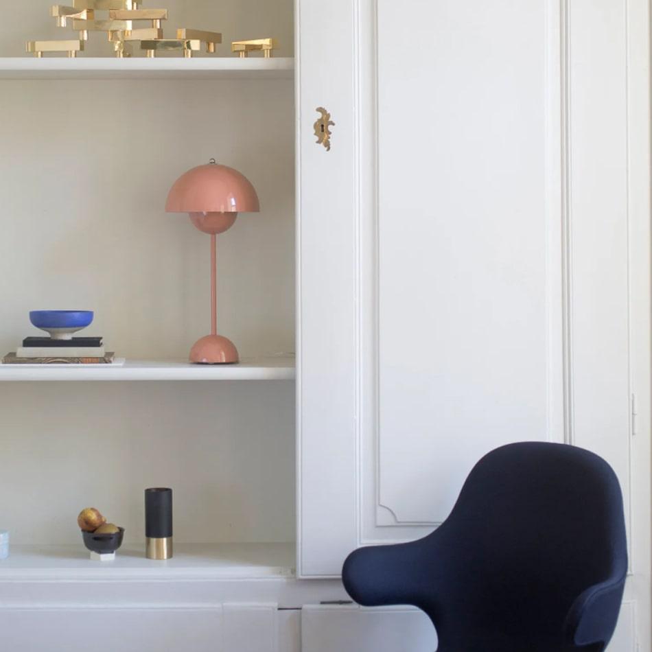 Lampe de chevet Vintage Champignon Tactile - Opale