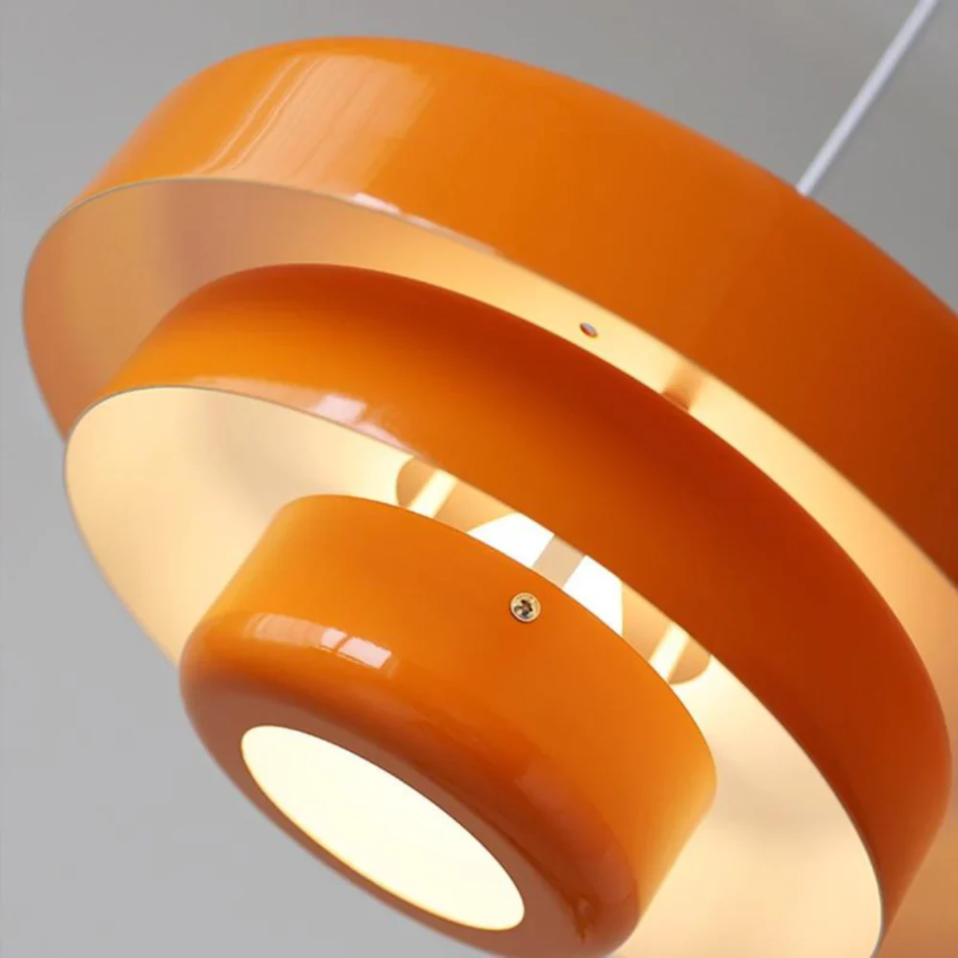 Lampede Chevet Suspendue style Nordique Retro Orange 5