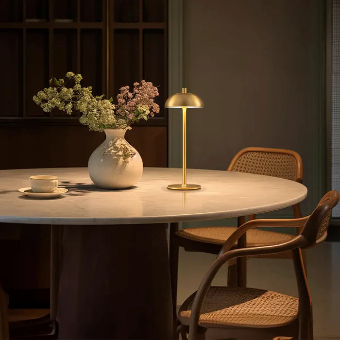 Lampe de chevet Originale Tactile à Dôme - Opale