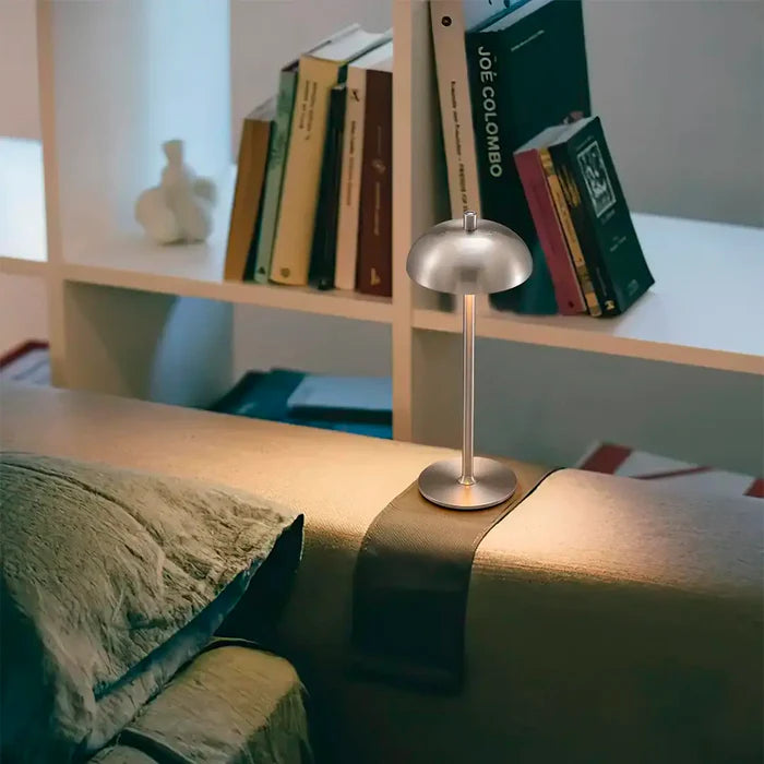 Lampe de chevet Originale Tactile à Dôme - Opale