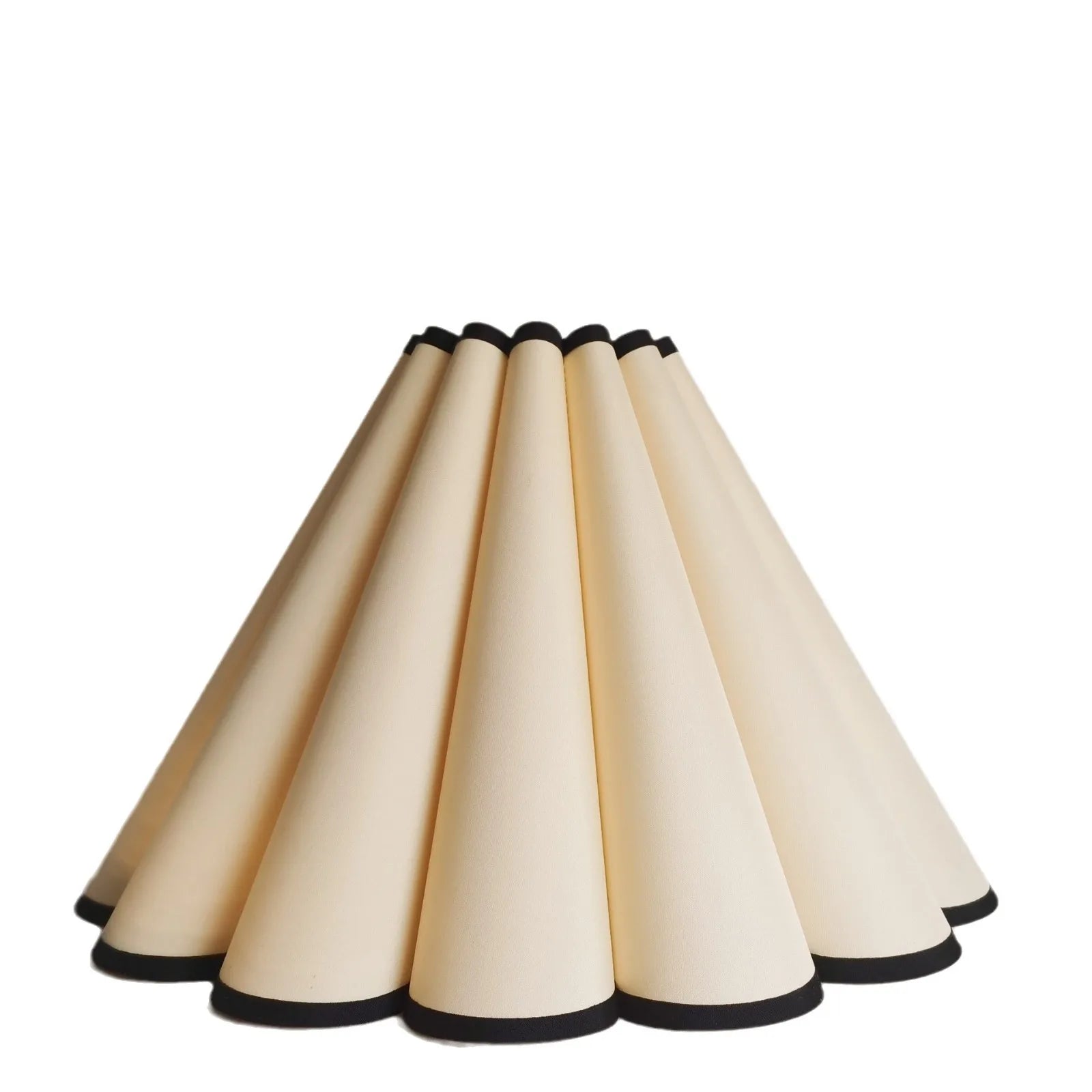 Abat-Jour Lampe de chevet Tissu en Forme de Pétale - Opale