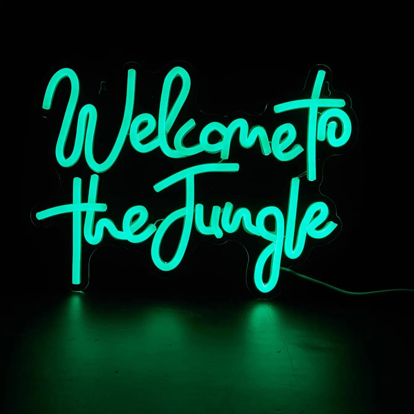 Lampe Murale Néon Welcome to the Jungle - Opale
