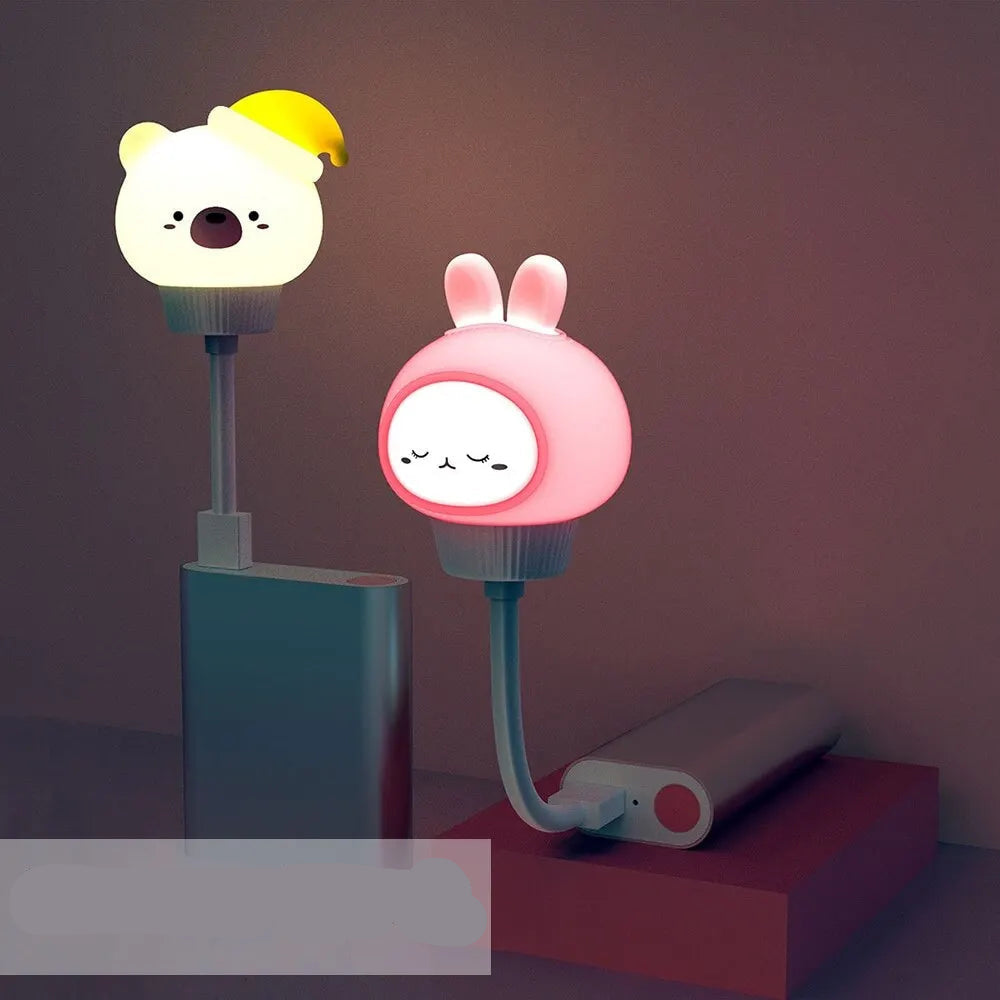 Lampe de chevet Bébé Veilleuse Animaux Mignon USB - Opale