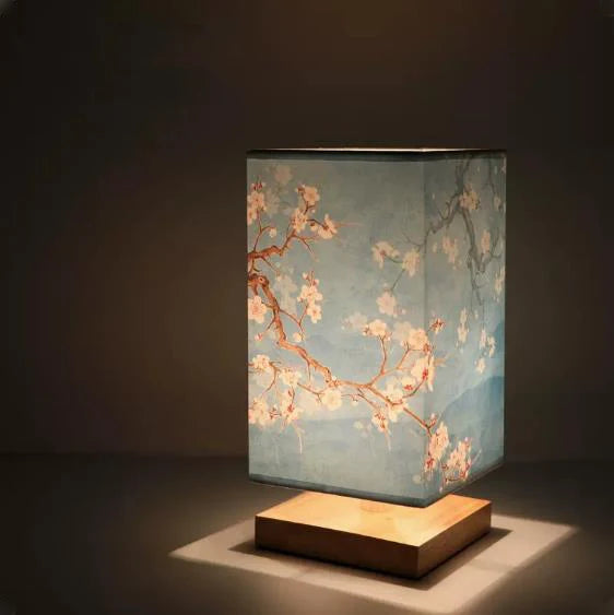 Lampe de chevet Zen à style Japonaise - Opale