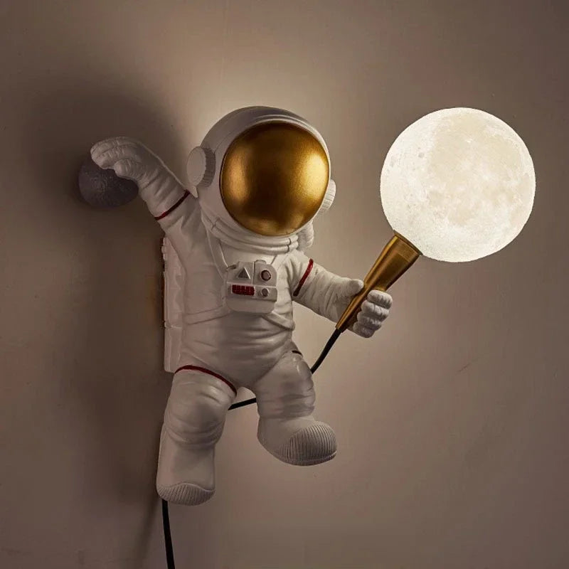 Lampe de Chevet LED Astronaute Originale - Opale