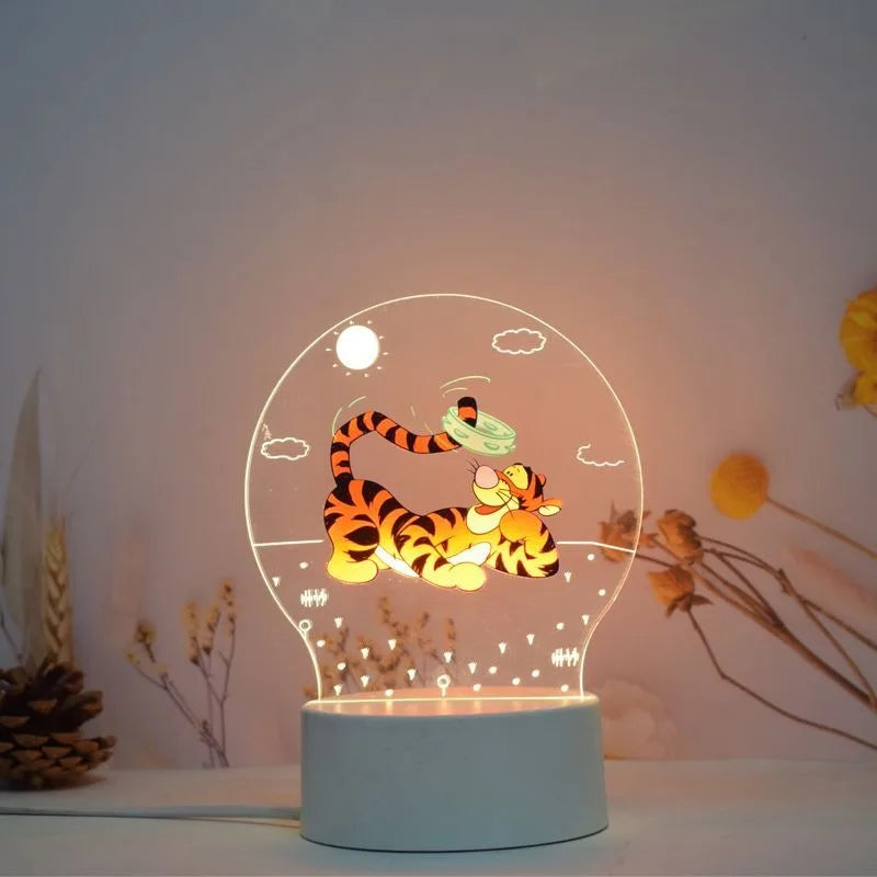 Lampe 3D Winnie L'ourson Enfant