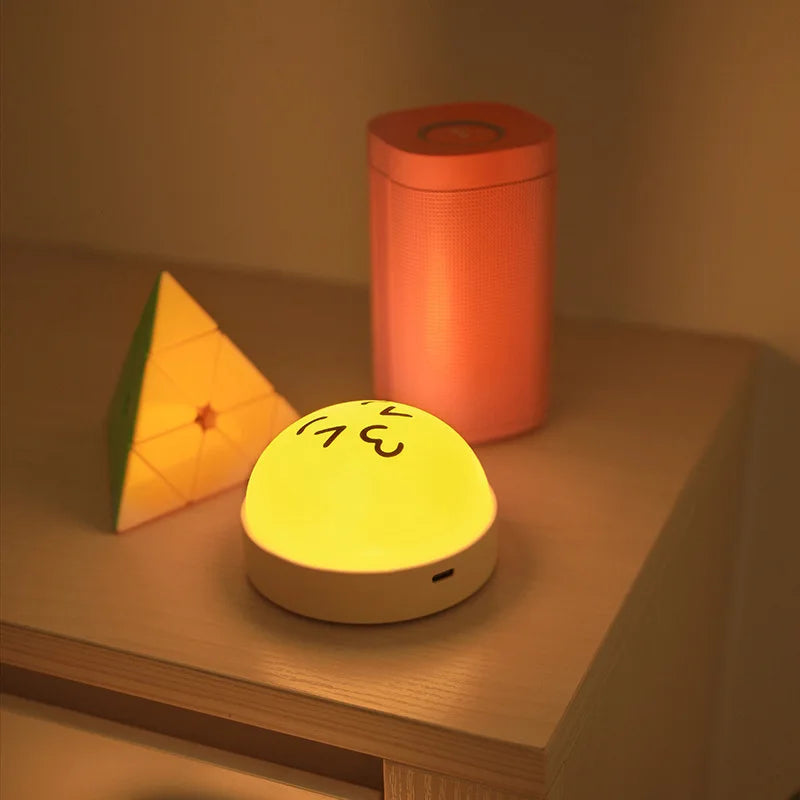 Lampe de chevet Smiley Originale Magnétique - Opale