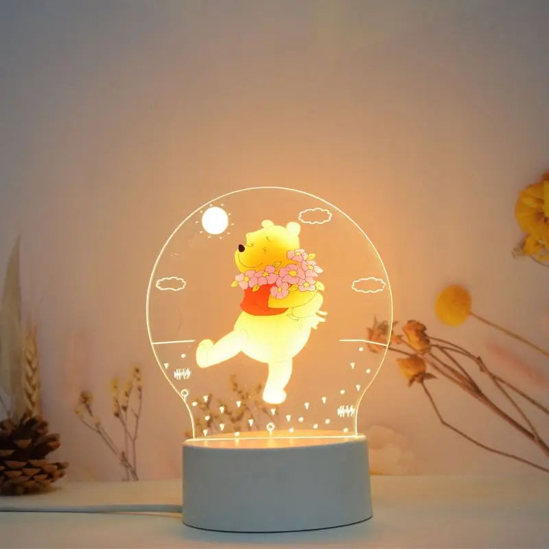 Lampe 3D Winnie L'ourson Enfant