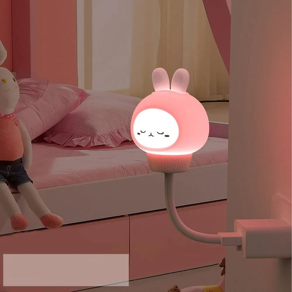 Lampe de chevet Bébé Veilleuse Animaux Mignon USB - Opale