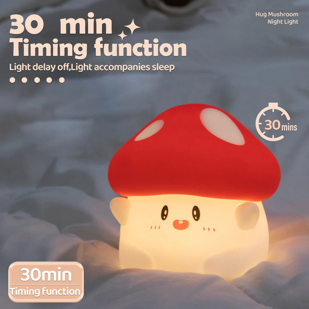 Lampe de chevet Champignon pour Enfants - Opale