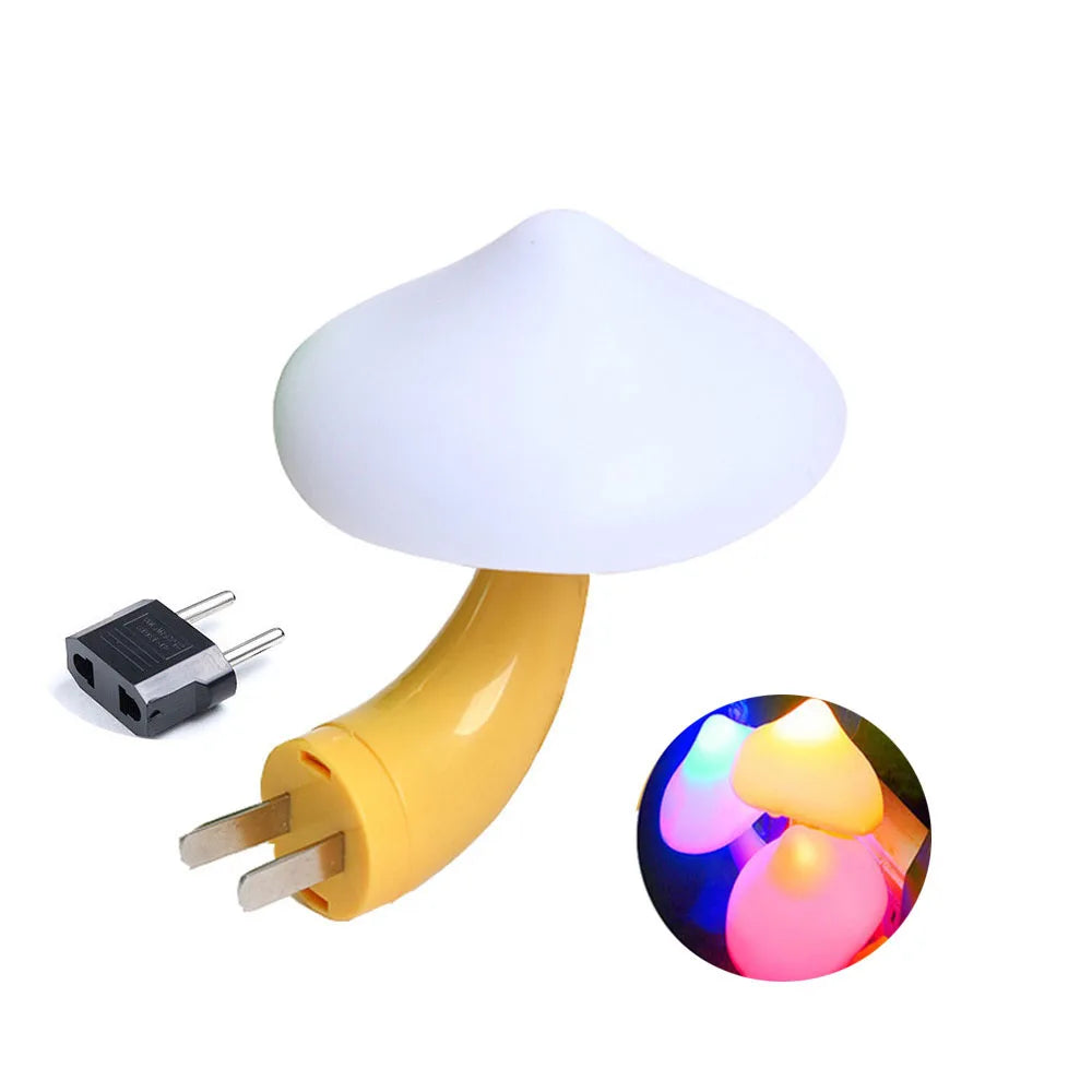 Lampe de chevet Champignon à prise murale - Opale