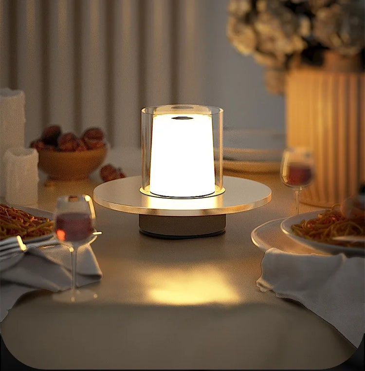 Lampe de chevet Moderne Tactile en Forme de Bougie - Opale