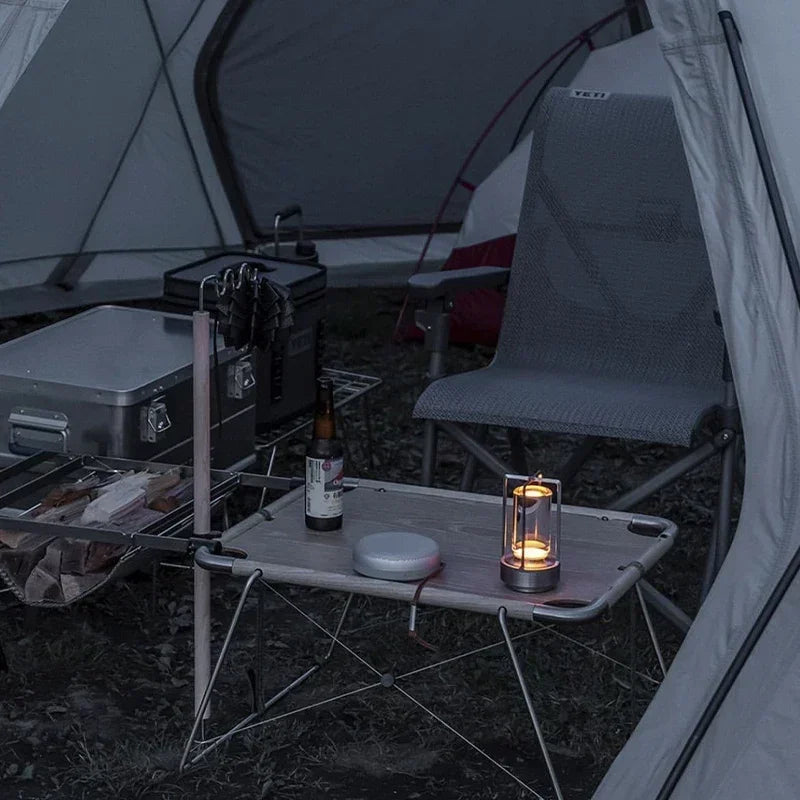 Lampe de chevet Industrielle Tactile style Camping - Opale